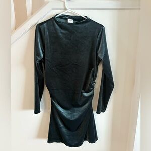 Abercrombie & Fitch Paloma long-sleeve velvet mini dress